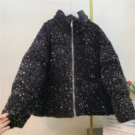 Winterse Glamour Pufferjas