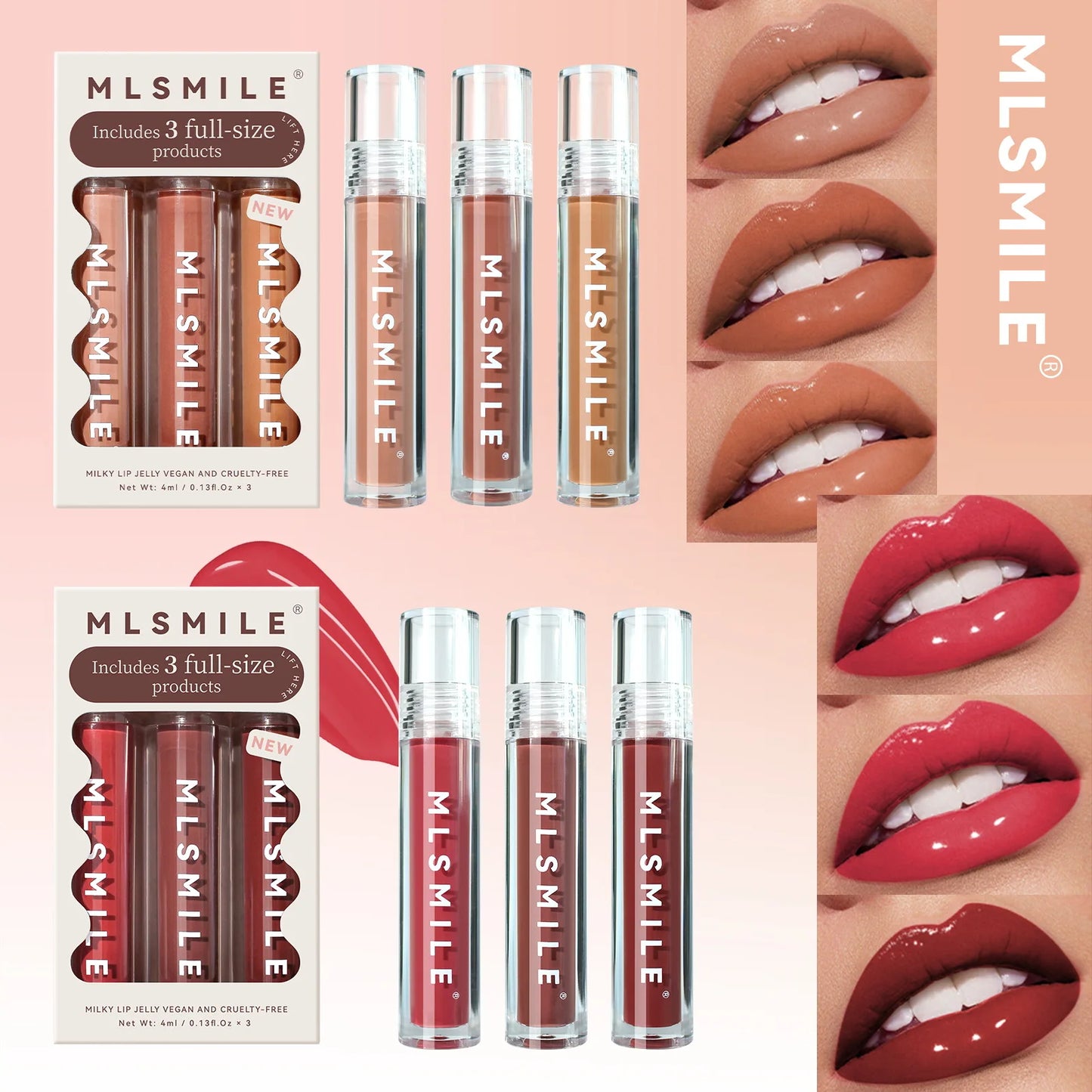 MLSMILE Hydrating Lipstick Set
