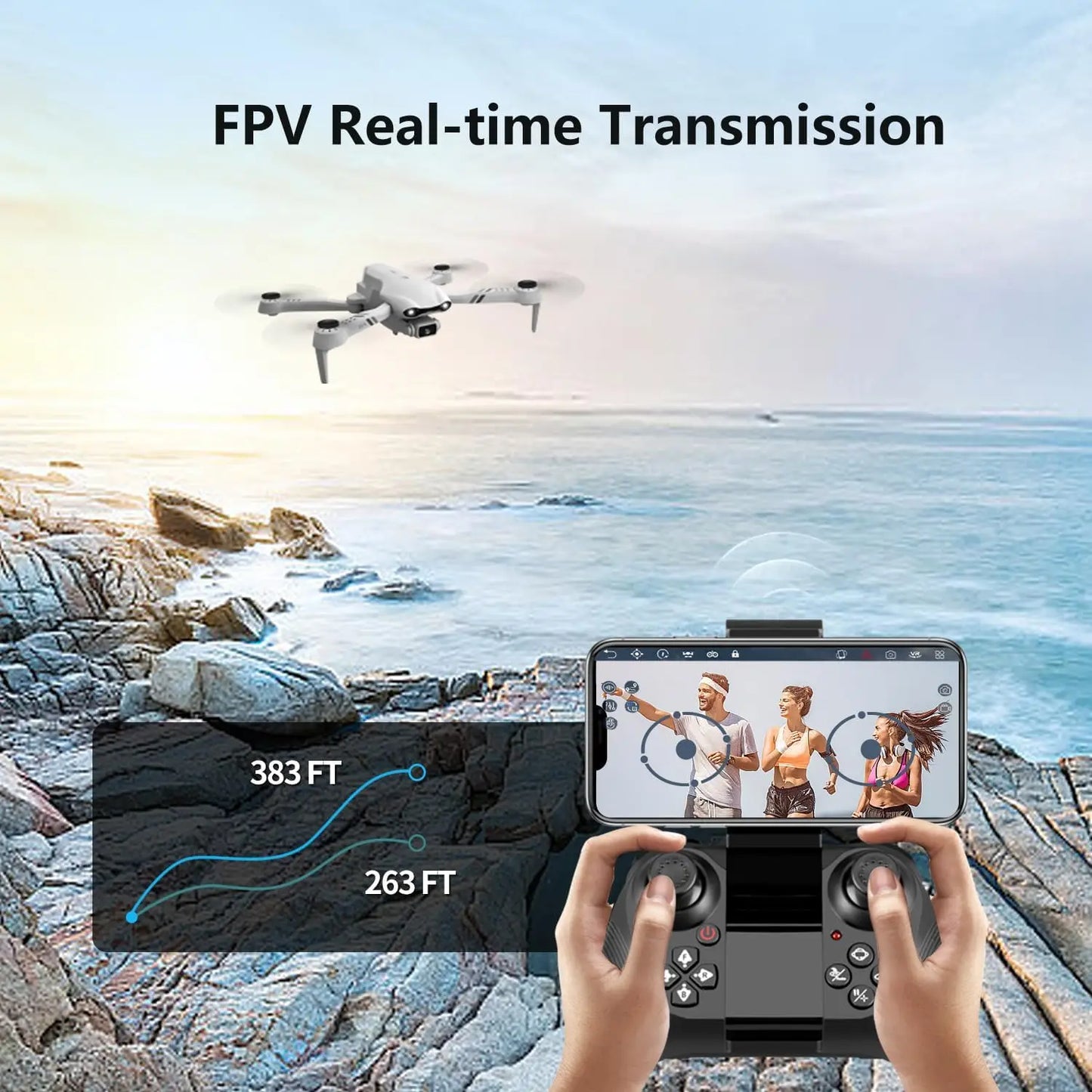 SkyMaster 4K Foldable Drone