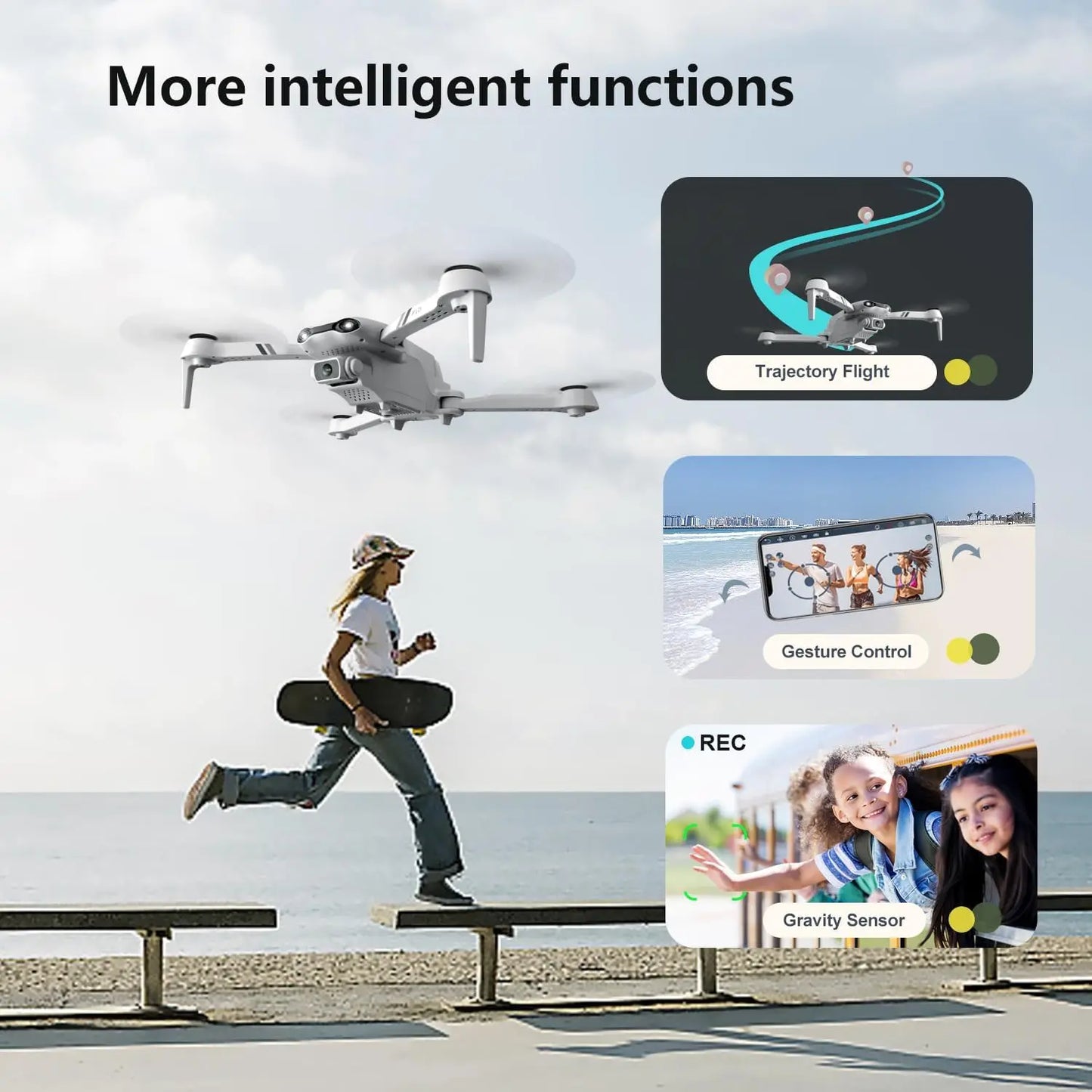 SkyMaster 4K Foldable Drone