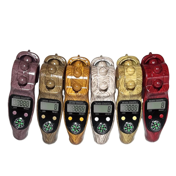 Elektronischer Holz-Gebetszähler