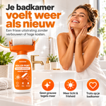 TileMagic™	Van grauwe tegels naar een frisse badkamer.