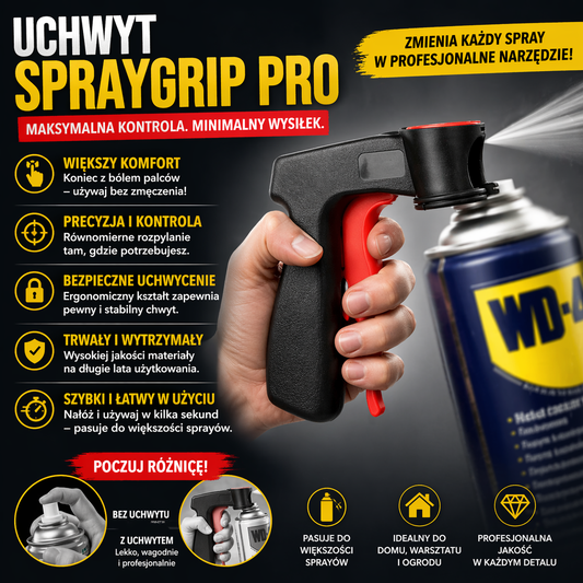 SprayGrip Pro Rękojeść Precyzyjna Plus - 1+1 Gratis!