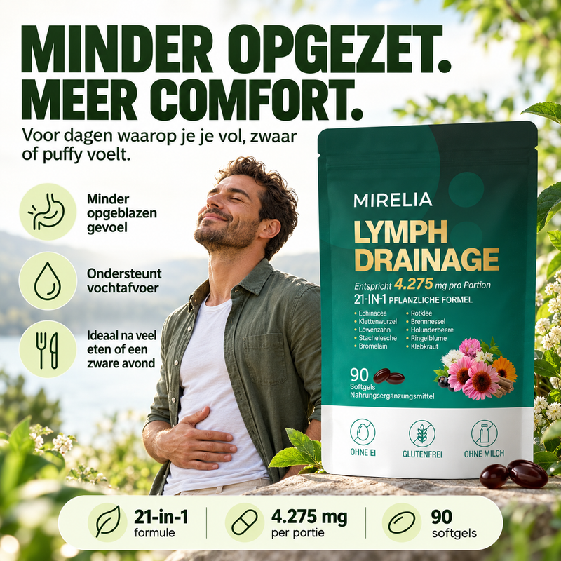Kruidenextract Lymfe Drainage Softgels