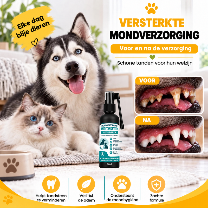 DentaPet™ – Weg met tandsteen, hallo frisse adem!