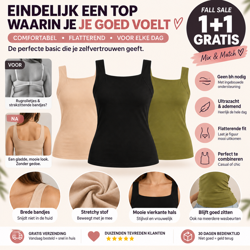 ComfortShape™ — Comfort en ondersteuning die met je meebeweegt.