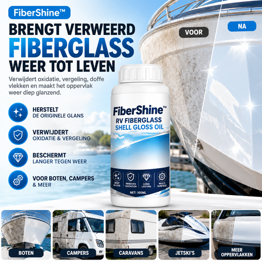 FiberShine™ – Brengt verweerd fiberglass weer tot leven.