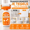 TileMagic™	Van grauwe tegels naar een frisse badkamer.