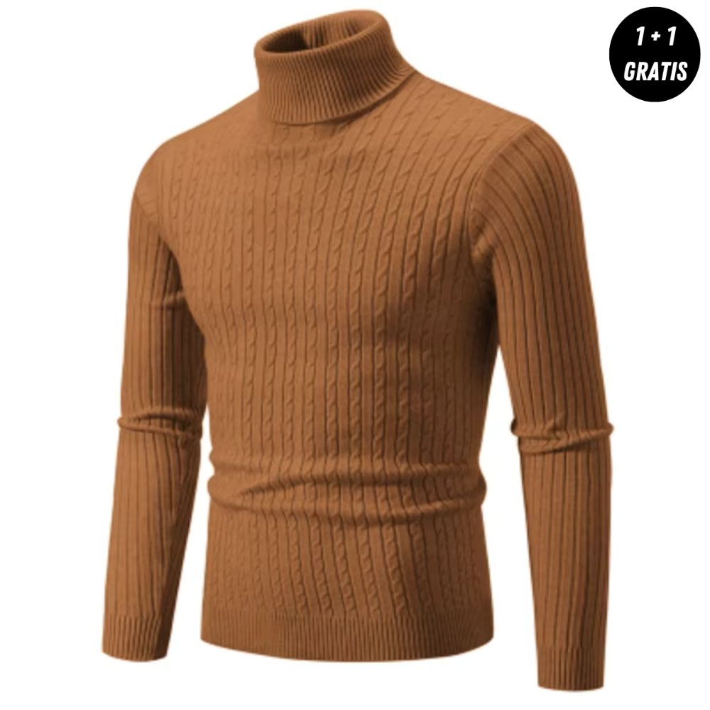 ENZO | Elegant Varm Turtleneck Sweater