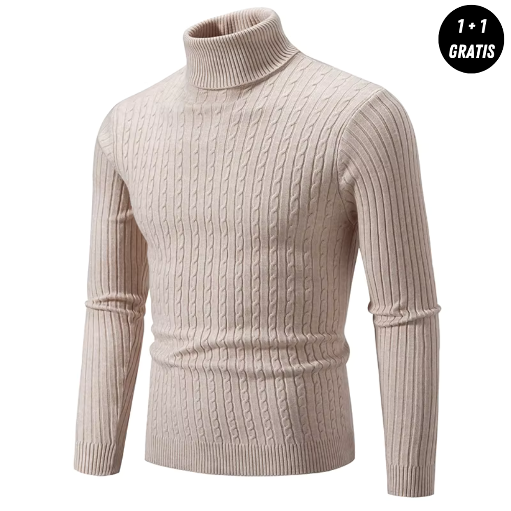 ENZO | Elegant Varm Turtleneck Sweater